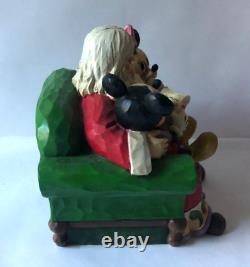 Disney Traditions Jim Shore CHRISTMAS WISHES Santa Mickey Minnie Mouse Figurine