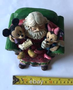 Disney Traditions Jim Shore CHRISTMAS WISHES Santa Mickey Minnie Mouse Figurine