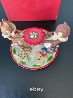 Disney Traditions Jim Shore Chip & Dale Save Some For Santa Figurine #4046023