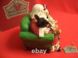 Disney Traditions Jim Shore Christmas Wishes Mickey Minnie & Santa Figurine