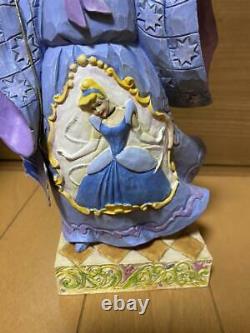 Disney Traditions Jim Shore Cinderella Fairy Godmother Wooden Figurine F/S RSMI