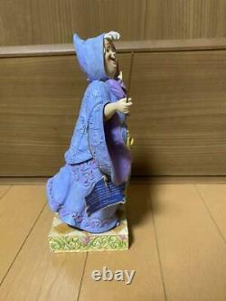 Disney Traditions Jim Shore Cinderella Fairy Godmother Wooden Figurine F/S RSMI
