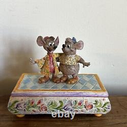 Disney Traditions Jim Shore Cinderella's Gus & Jaq Bosom Buddies No. 4007661