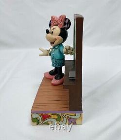 Disney Traditions Jim Shore Class Act Minnie Mouse School Teacher Chalk Board