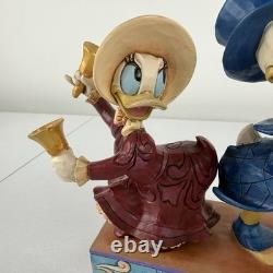 Disney Traditions Jim Shore Donald Duck Daisy Chiming In Figurine 4051977 Enesco