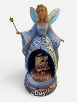 Disney Traditions Jim Shore Dreams Come True Blue Fairy Pinocchio Musical with Box