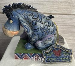 Disney Traditions Jim Shore EEYORE True Blue Companion Figurine Enesco Signed
