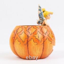 Disney Traditions Jim Shore Enesco A Pixie Treat Tinker Bell Pumpkin Halloween