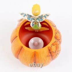 Disney Traditions Jim Shore Enesco A Pixie Treat Tinker Bell Pumpkin Halloween