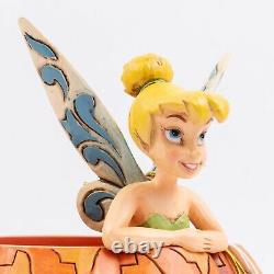 Disney Traditions Jim Shore Enesco A Pixie Treat Tinker Bell Pumpkin Halloween