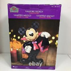 Disney Traditions Jim Shore Enesco Halloween Vampire Mickey 17 Figurine New