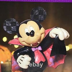 Disney Traditions Jim Shore Enesco Halloween Vampire Mickey 17 Figurine New