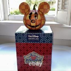 Disney Traditions Jim Shore Enesco Happy Halloween Mickey Mouse Candle Holder