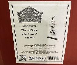 Disney Traditions Jim Shore Enesco Olaf Frozen Snow Place Like Home 4051988