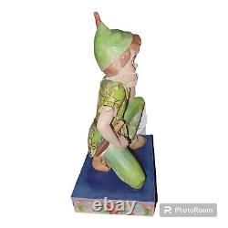 Disney Traditions Jim Shore Festive Fairy Tinkerbell & Peter Pan Enesco Figure