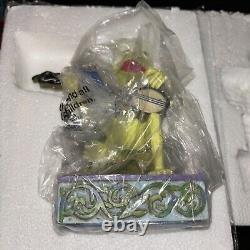 Disney Traditions Jim Shore Find Your Rainbow Connection Kermit Frog Muppet Nib
