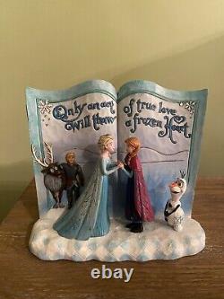 Disney Traditions Jim Shore Frozen Elsa Anna Olaf Act Of Love Figurine