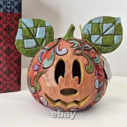 Disney Traditions Jim Shore Halloween Magic Mickey Mouse Jack O Lantern 4027938