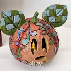 Disney Traditions Jim Shore Halloween Magic Mickey Mouse Jack O Lantern 4027938