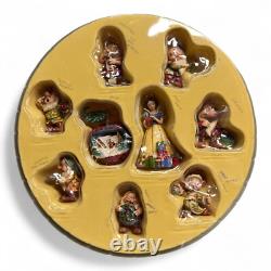 Disney Traditions Jim Shore Holiday Christmas Ornaments Snow White Seven Dwarfs
