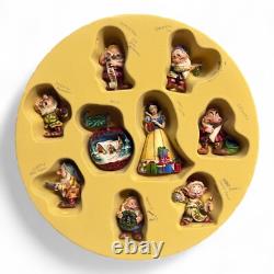 Disney Traditions Jim Shore Holiday Christmas Ornaments Snow White Seven Dwarfs
