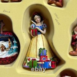 Disney Traditions Jim Shore Holiday Christmas Ornaments Snow White Seven Dwarfs