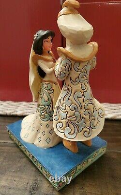 Disney Traditions Jim Shore Jasmine & Aladdin Wedding A Wish Come True