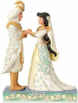 Disney Traditions Jim Shore Jasmine & Aladdin Wedding A Wish Come True BNIB HTF