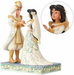Disney Traditions Jim Shore Jasmine & Aladdin Wedding A Wish Come True BNIB HTF
