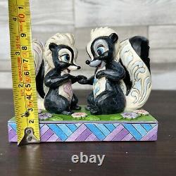 Disney Traditions Jim Shore Love Is In The Air Bambi Skunks Retired Piece Enesco