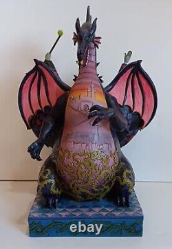 Disney Traditions Jim Shore Maleficent Dragon Casting the Spell 4011739 READ