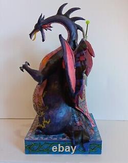 Disney Traditions Jim Shore Maleficent Dragon Casting the Spell 4011739 READ
