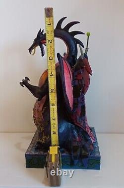 Disney Traditions Jim Shore Maleficent Dragon Casting the Spell 4011739 READ