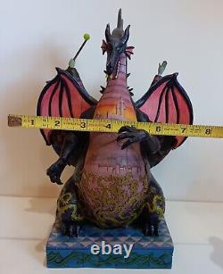 Disney Traditions Jim Shore Maleficent Dragon Casting the Spell 4011739 READ