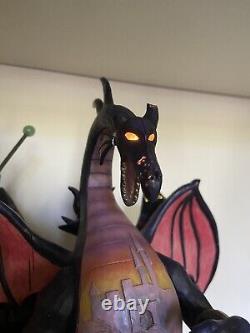 Disney Traditions Jim Shore Maleficent and Dragon Casting the Spell lit VNTG