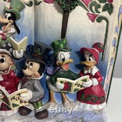 Disney Traditions Jim Shore Merry Christmas Figurine Mickey Minnie 6002840 NOB