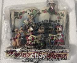 Disney Traditions Jim Shore Merry Christmas Figurine Mickey Minnie 6002840 NOB