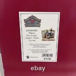 Disney Traditions Jim Shore Merry Christmas Figurine Mickey Minnie 6002840 NOB