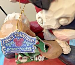 Disney Traditions Jim Shore Mickey Mouse Bundle of Christmas Holiday Cheer 13'