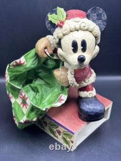 Disney Traditions Jim Shore Mickey Mouse Bundle of Holiday Cheer 13'' Drawer Box