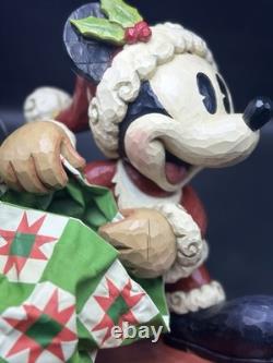 Disney Traditions Jim Shore Mickey Mouse Bundle of Holiday Cheer 13'' Drawer Box