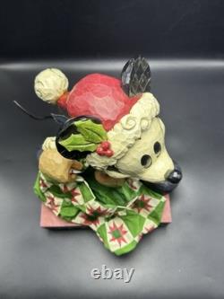 Disney Traditions Jim Shore Mickey Mouse Bundle of Holiday Cheer 13'' Drawer Box