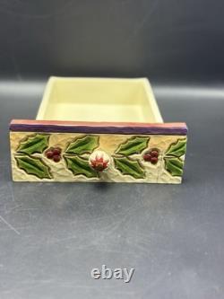 Disney Traditions Jim Shore Mickey Mouse Bundle of Holiday Cheer 13'' Drawer Box