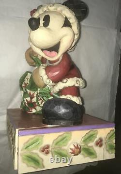 Disney Traditions Jim Shore Mickey Mouse Bundle of Holiday Cheer 13'' Figure