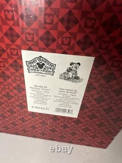 Disney Traditions Jim Shore Mickey Mouse Bundle of Holiday Cheer 13'' With Drawer