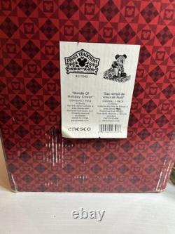 Disney Traditions Jim Shore Mickey Mouse Bundle of Holiday Cheer 13'' With Drawer