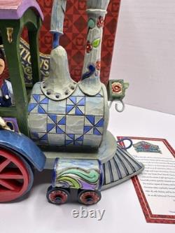 Disney Traditions Jim Shore Mickey Mouse Train Locomotive Figurine Enesco withBox