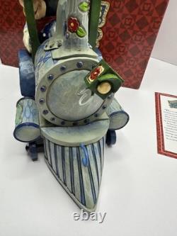 Disney Traditions Jim Shore Mickey Mouse Train Locomotive Figurine Enesco withBox
