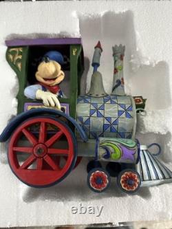 Disney Traditions Jim Shore Mickey Mouse Train Locomotive Figurine Enesco withBox
