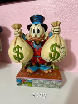 Disney Traditions Jim Shore Scrooge McDuck Statue A Wealth Of Riches by Enesco